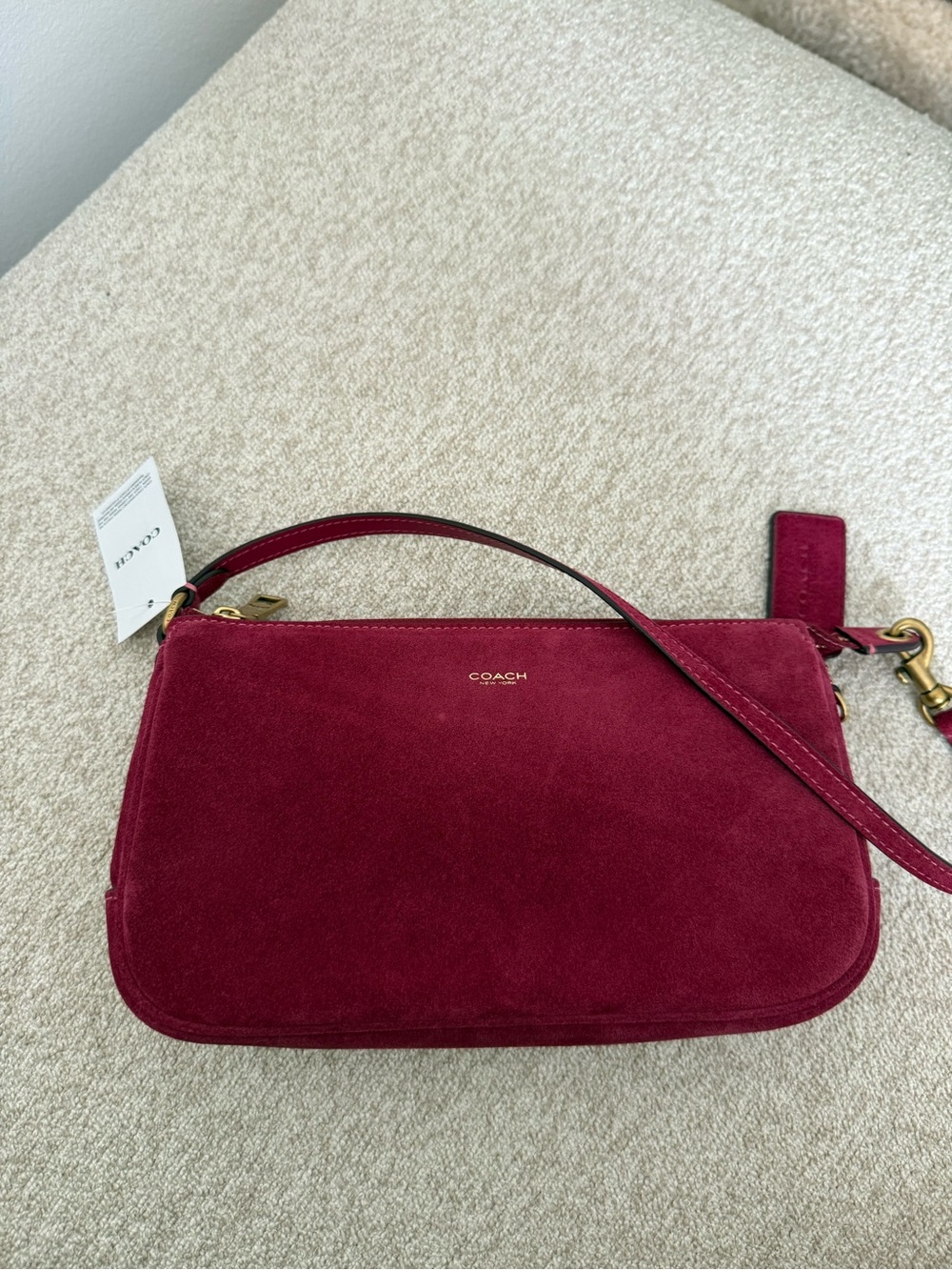 COACH Dark Fuchsia Plaza